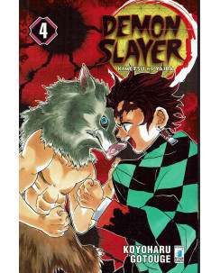 Demon Slayer  4 Kimetsu no Yaiba di K.Gotouge ed.Star Comics NUOVO