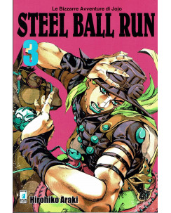 Le Bizzarre Avventure di Jojo Steel Ball Run  3 di H.Araki NUOVO ed. Star Comics