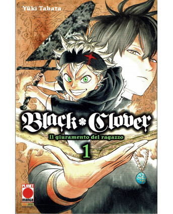 Black Clover n. 1 di Yuki Tabata  RISTAMPA ed. Panini NUOVO