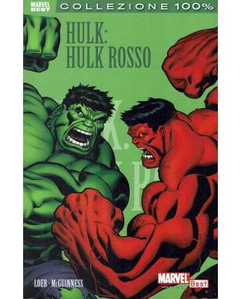 100% Marvel Hulk rosso di Loeb ed.Panini NUOVO SU08