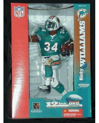  McFarlane Sports NFL Football 12" Series 1 Miami Dolphins  Ricky Williams Gd35