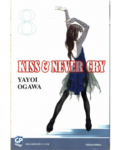 Kiss & Never Cry di Yayoi Ogawa N. 8 ed. Gp Sconto 50%
