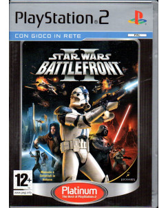 VIDEOGIOCO PER PlayStation 2: Star Wars II Battlefront Platinum libretto 