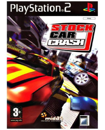 VIDEOGIOCO PER PlayStation 2: Stock Car Crash con libretto 