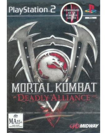 VIDEOGIOCO PER PlayStation 2:Mortal Kombat Deadly Alliance con libretto 