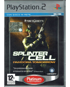 VIDEOGIOCO PER PlayStation 2: Splinter Cell Pandora Tomorrow PLATINUM con libr
