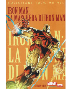 100% Marvel Iron Man la maschera di Iron Man ed.Panini NUOVO SU10
