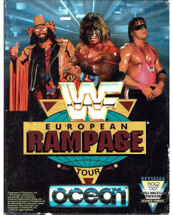 European Rampage WF tour Ocean cassetta Commodore 64 box 