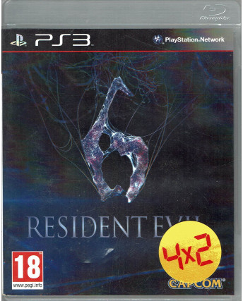 Videogioco per Playstation 3: Resident Evil 6 Capcom libretto 