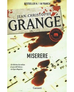 Jean C.Grange:Miserere ed.Garzanti NUOVO B02