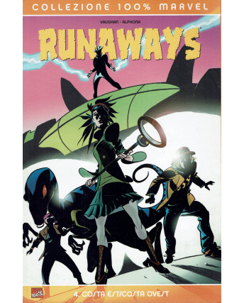 100% Marvel Runaways n. 4 Costa est/Costa ovest ed.Panini NUOVO SU13