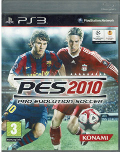 Videogioco per PS3: PES 2010 -Pro Evolution Soccer * Konami 3+ * SPAGNOLO