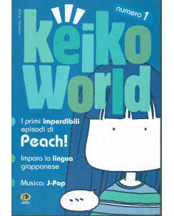 Keiko World  1 PEach,musica , lingua giapponese ed.Kappa