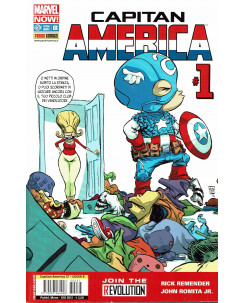 CAPITAN AMERICA n.37 Marvel Now 01 Join the revolution Cover B ed.Panini