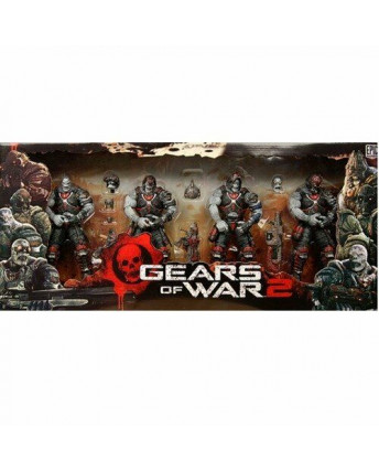 Gears of War 2 -Set 4 figure Player Select NECA Gd13