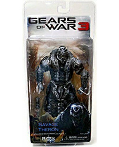 Gears of War 3 Serie 3 Savage Theron Action Fig [Black & Silver Faceplate] Gd12