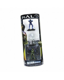 Halo â€“ Azione Clix-Blu Spartan Battle Pack (blu Confezione da 3) Neca Gd13