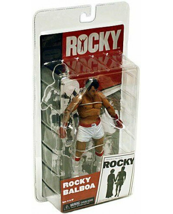 NECA Rocky Balboa Silvester Stallone Action Figure [Pre Fight] Rcky I RARA Gd15
