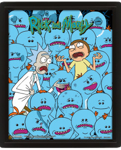 RICK AND MORTY (MR. MEESEEKS) Poster lenticolare 3D Pyramid Int. Gd25