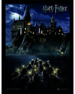 Harry Potter Hogwarts Scuola - con Cornice 30 x 40 Ufficiale Stampa