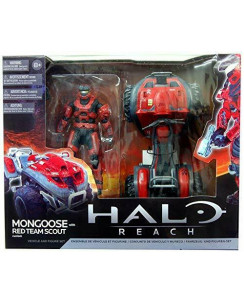 McFarlane Toys Halo Reach (HALO REACH) MONGOOSE con RED TEAMSCOUT Gd28