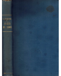 Cosimo Giorgieri Conti: Felicità del Sonno ed. Sonzogno 1919 A14