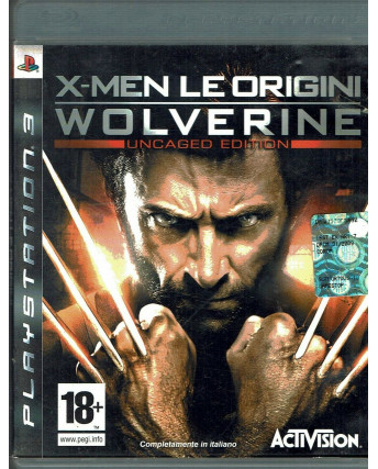 X-MEN LE ORIGINI WOLVERINE Uncaged Edition   PS3  VERSIONE ITALIANA OTTIMO