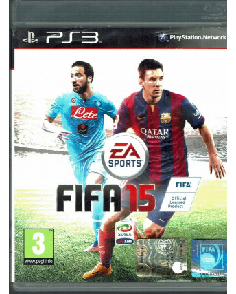 VCideogioco per Playstation 3: FIFA 15  PS3 Usato Garantito italiano 2015