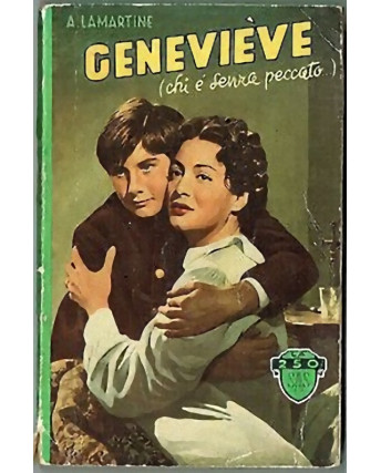 A. Lamartine: Genevieve (chi è senza peccato...) ed. SAS 1953 A22