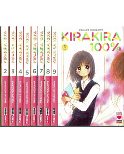 Kira Kira 100% 1/9 di Megumi Mizusawa serie COMPLETA ed.Panini