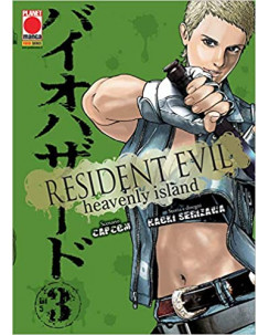Resident Evil heavenly island n.3 di Capcom, Serizawa ed.Panini NUOVO
