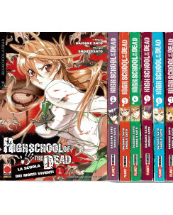 High School of the Dead 1/7 completa di Sato,Shouji Sato 1a ed.Planet Manga