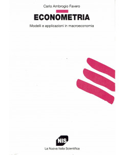 C.Ambrogio Favero : Econometria modelli applicazioni ed.NIS A05