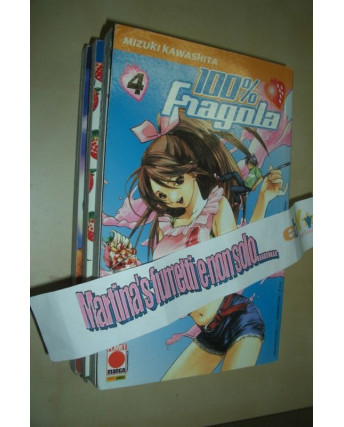 100% Fragola n. 4 di Mizuki Kawashita * Planet Manga * NUOVO!