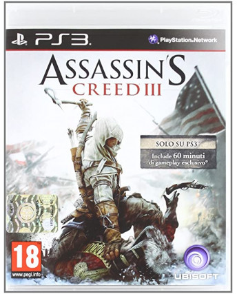 Videogioco PlayStation3: Assassin's Creed III ITALIANO ORIGINALE PS3 libretto