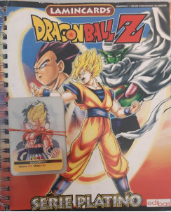 Dragon Ball Z serie PLATINO Lamincards raccoglitore Edibas semi compl -71 FU16