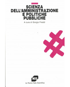 Giorgio Freddi: scienza amministrazione politiche pubbliche ed.NIS A12