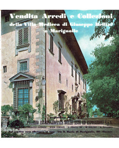 Vendita arredi collezioni Villa Medicea G.Bellini Palazzo Aste FI  1976 A59 