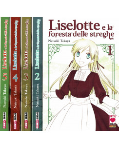 Liselotte e la foresta delle streghe 1/5 SERIE COMPLETA di Takaya ed.Panini 