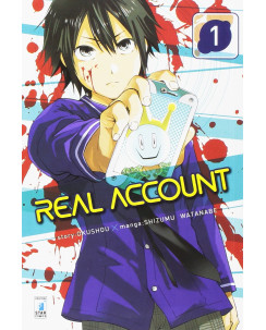 Real Account   1 di Watanabe e Okushou ed.Star Comics NUOVO