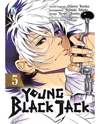 Young Black Jack  5 di Osamu Tezuka ed.Star Comics NUOVO