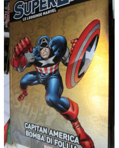 Le leggende Marvel Supereroi 34 Capitan America bomba di follia ed. Panini FU12