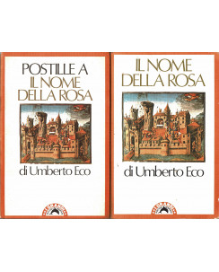Umberto Eco: Il nome della rosa piu POSTILLE ed. Tascabili Bompiani 1984 A91