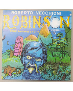 658 33 Giri Vecchioni: Robinson (come salvarsi la pelle) con poster A. Pazienza
