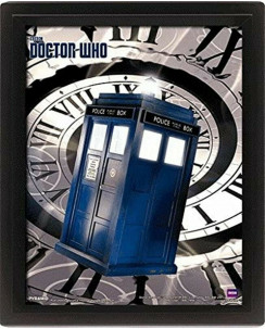 DOCTOR WHO (TARDIS TIME SPIRAL) poster lenticolare 3D Pyramid 20 x 25 cm Gd41