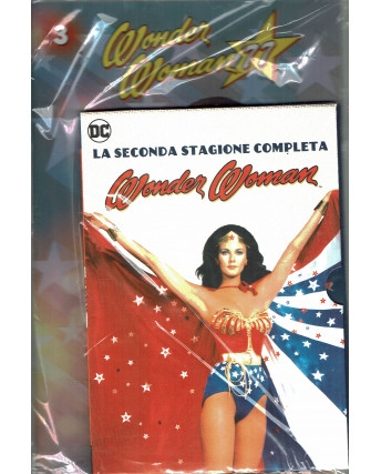Wonder Woman'77  3 con allegato DVD 2 stagione serie TV NUOVO ed.Gazzetta SU23