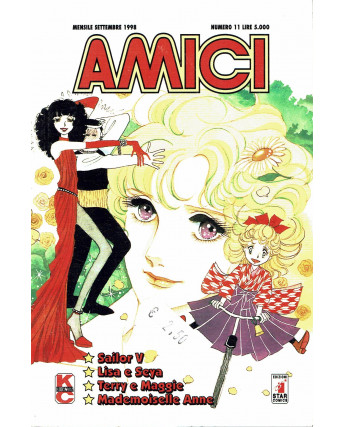 Amici (Mademoiselle Anne Sailor V Miracle Girls) N.11 Ed. Star Comics