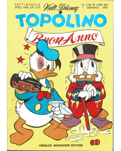 Topolino n.1153 gennaio 1978 ed.Walt Disney Mondadori