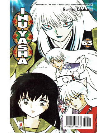 Inuyasha 63 di Rumiko Takahashi prima edizione ed.Star Comics
