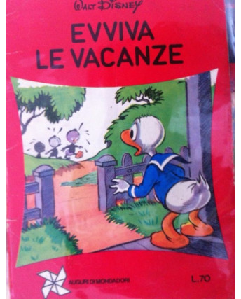 Walt Disney: Evviva le vacanze ed. Mondadori FU07